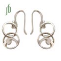 Back Bend Double Loop Earrings