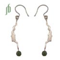 Meditating Buddha Silhouette Earrings