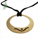 Shiva Moon Necklace Gold