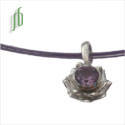 Lotus Amethyst Necklace