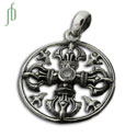 Crossed Vajra Pendant