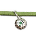 Heart Chakra Bracelet or Anklet Green Tie-to-fit