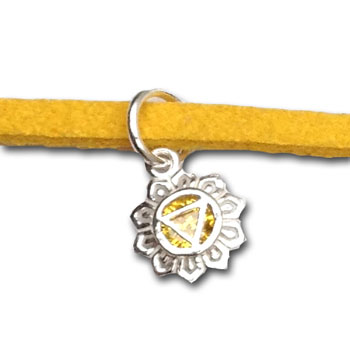Solar Plexus Chakra Bracelet or Anklet Yellow Free Size #1