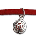 Root Chakra Bracelet or Anklet Red Tie-to-fit