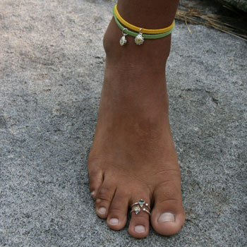 Solar Plexus Chakra Bracelet or Anklet Yellow Free Size #4