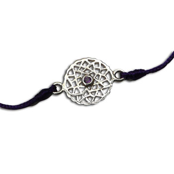 Crown Chakra Bracelet Adjustable Purple #2