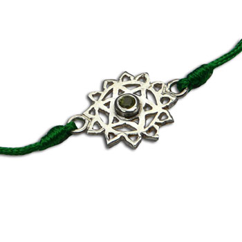 Heart Chakra Bracelet Adjustable Green #2
