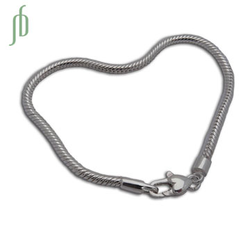 Charmas Beads Bracelet Base 3 mm Snake Chain