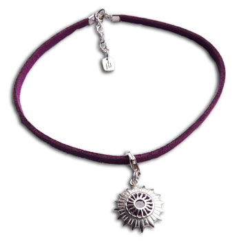 Crown Chakra Anklet Purple Adjustable 9-10