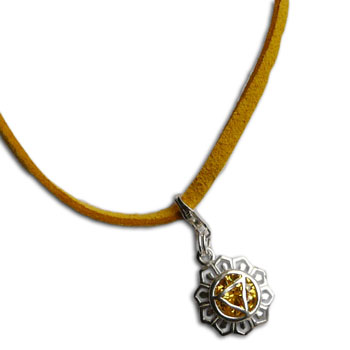 Solar Plexus Chakra Anklet Yellow 9-10" adjustable #2