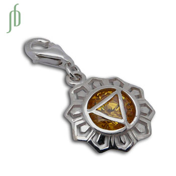 Charmas Solar Plexus Chakra Stone Charm MINI