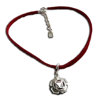 Root Chakra Anklet Red Adjustable 9-10"