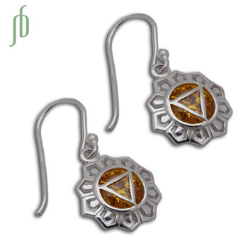 Good Vibes Solar Plexus Chakra Earrings