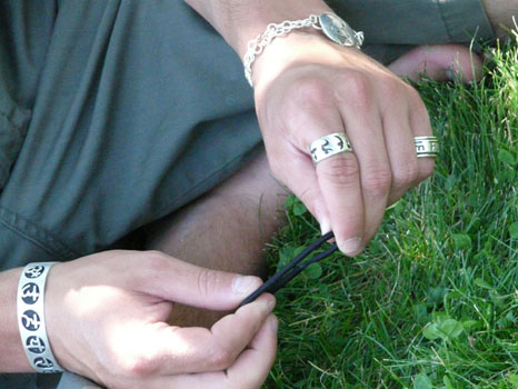 Chakra Mantra Cuff Bracelet #2