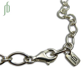 Charmas Bracelet Base Oval Chain Sterling Silver