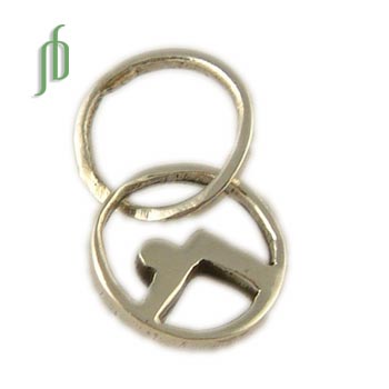 Dog Pose Pendant Double Loop