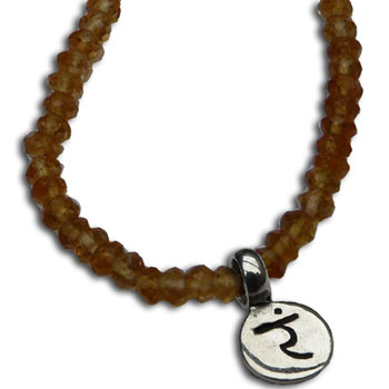 Solar Plexus Chakra Necklace with Citrine 18