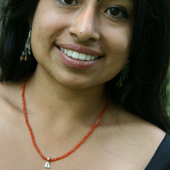 Sacral Chakra Necklace with Carnelian 18"/45 cm Sterling silver #3