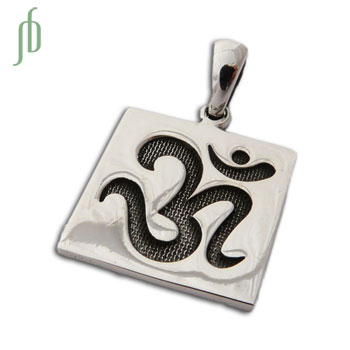 Square Om Pendant